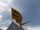 Das herzogliche Banner im Wind